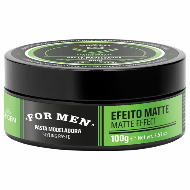 Pomada Modeladora Origem For Men 100g Matte