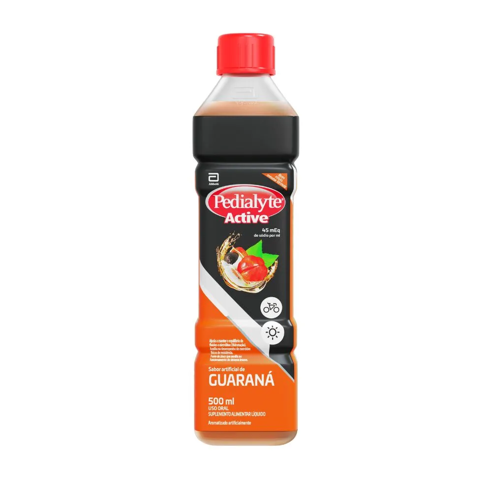 Pedialyte Plus Active 500ml Guarana Abbott