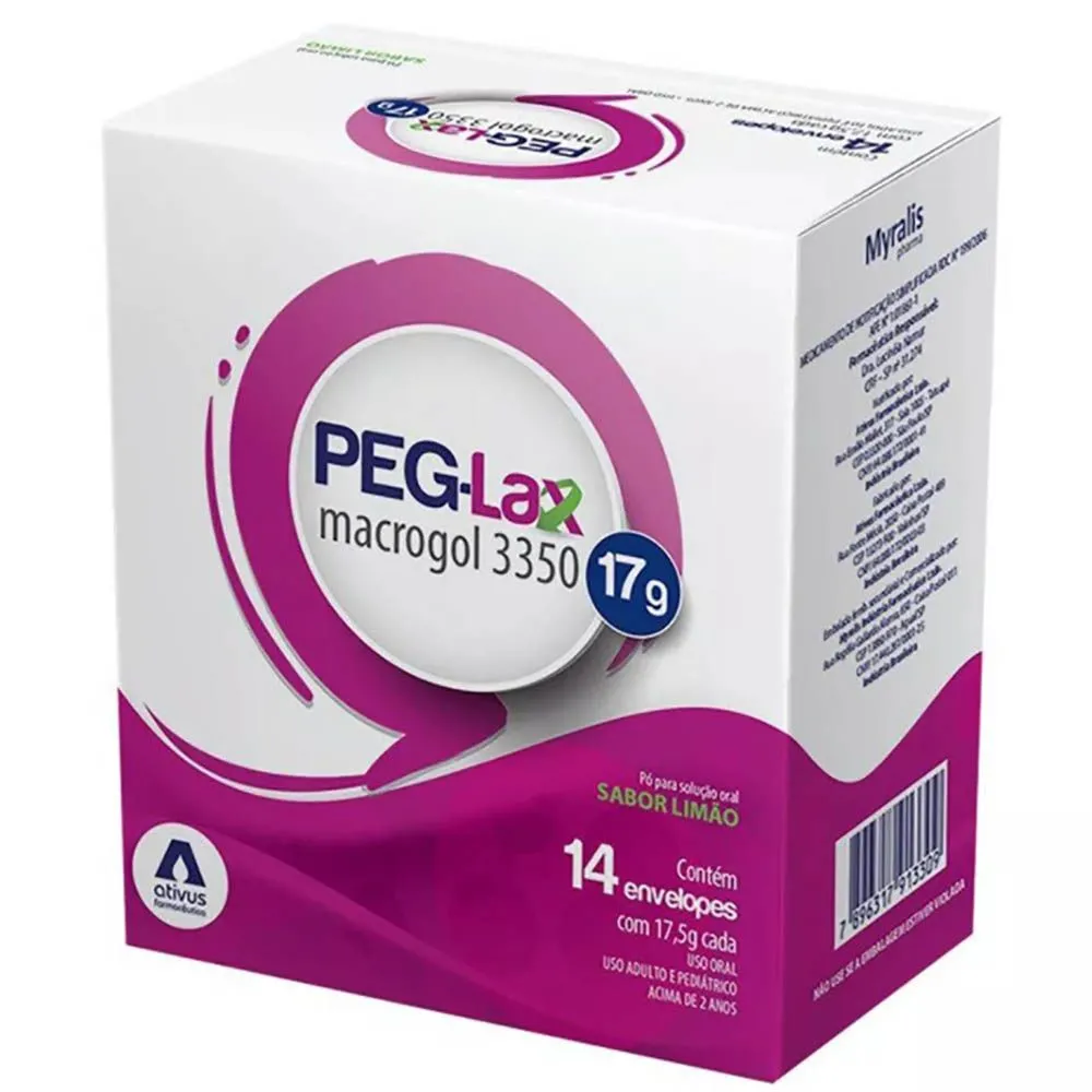 Peg-Lax Solução Oral Com 14 Envelopes 17,5G Cada