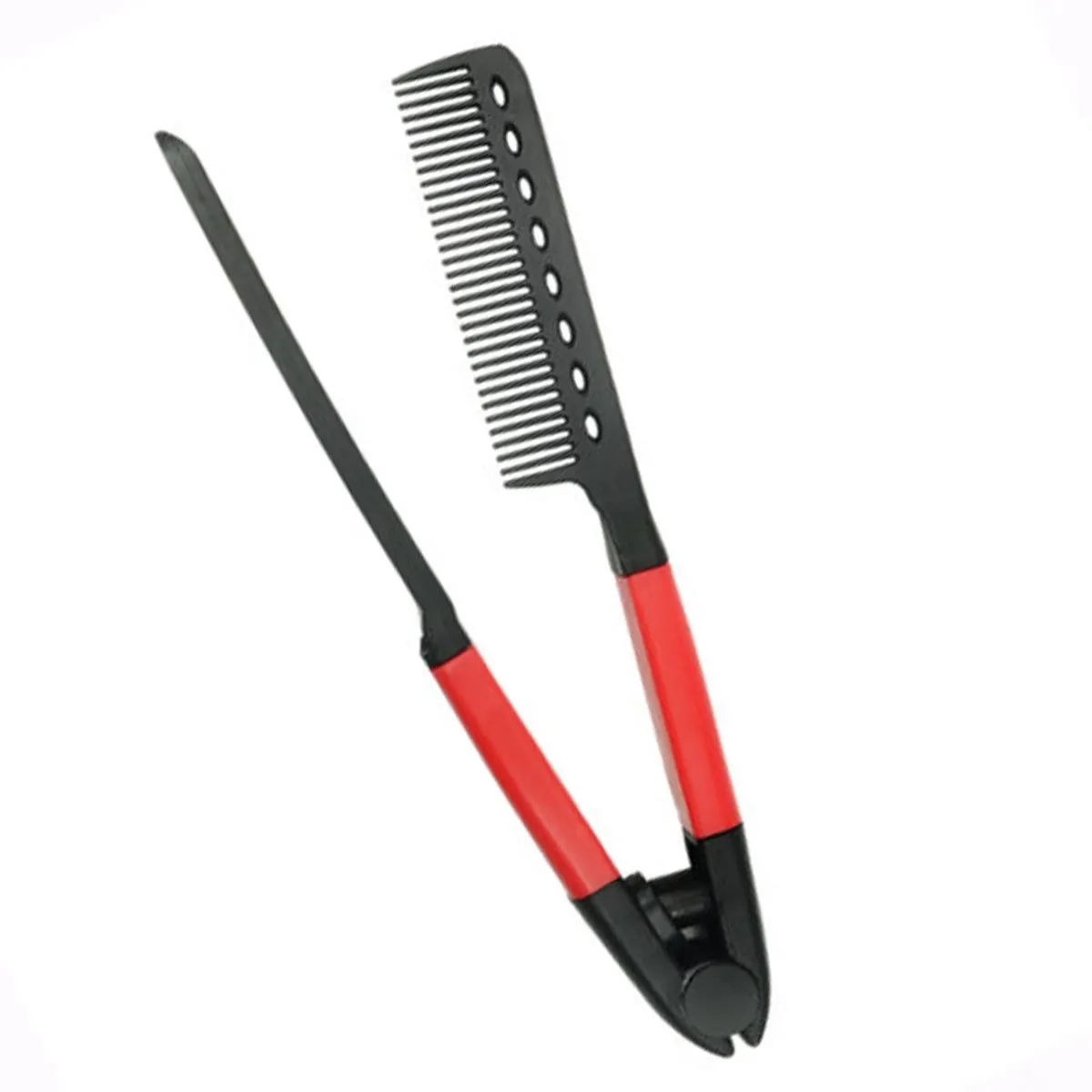 Pente Plático Para Prancha Chapinha Santa Clara Preto