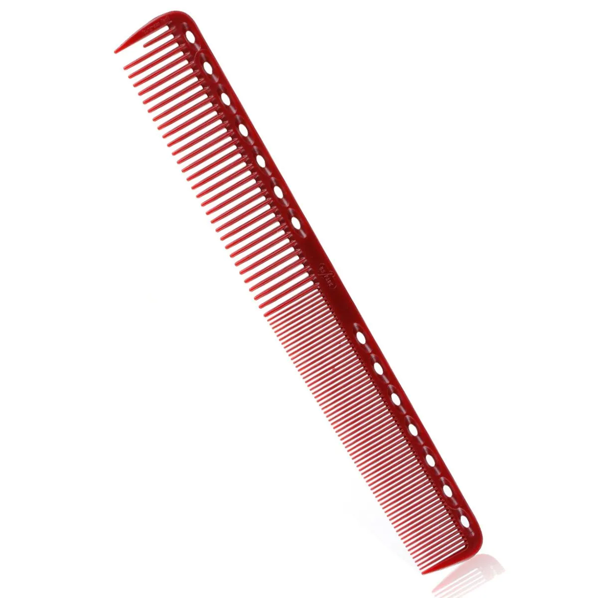 Pente de Corte Carbono Anti Estático 18,0cm Vermelho