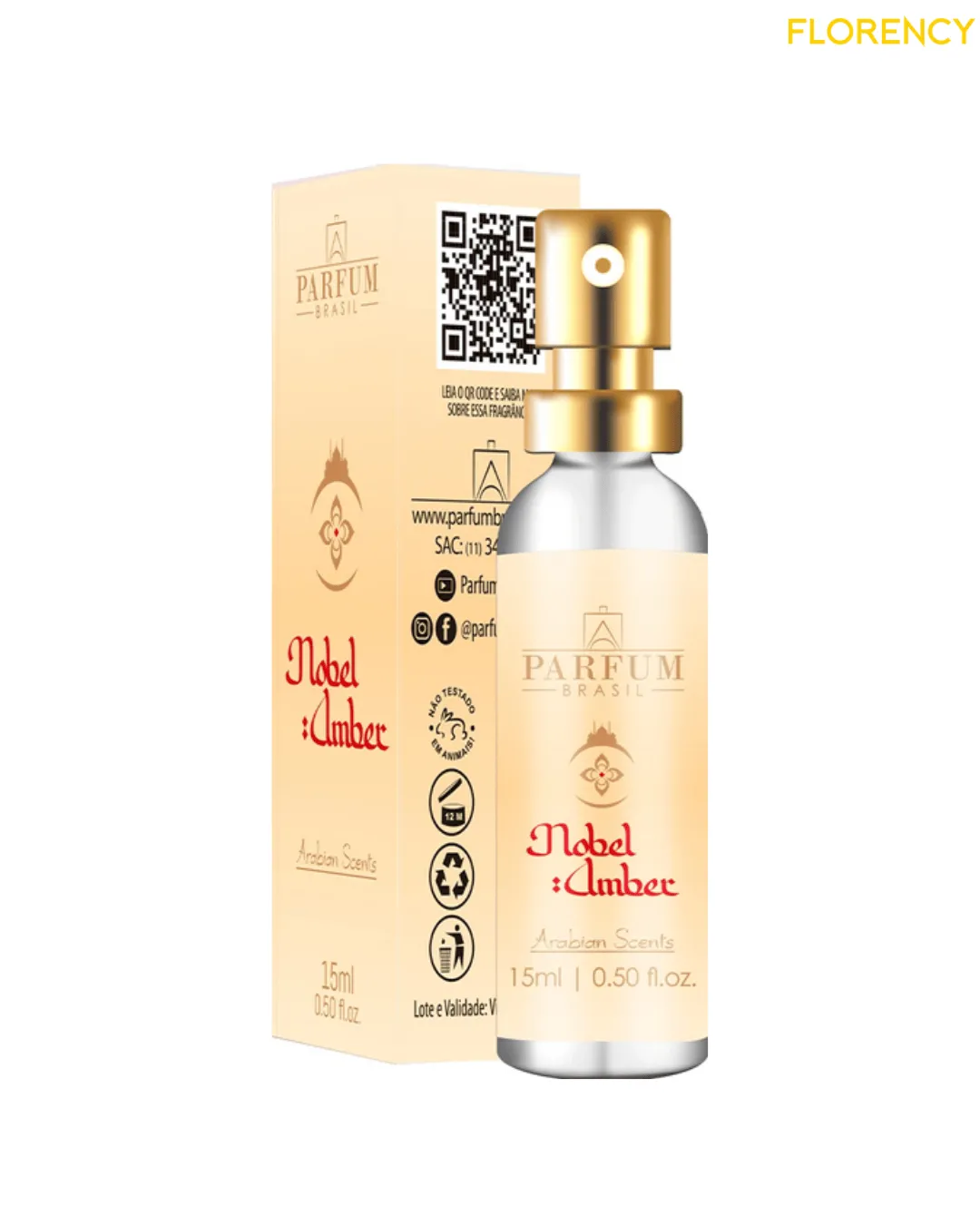 Perfume Parfum Brasil Nobel Amber 15ml