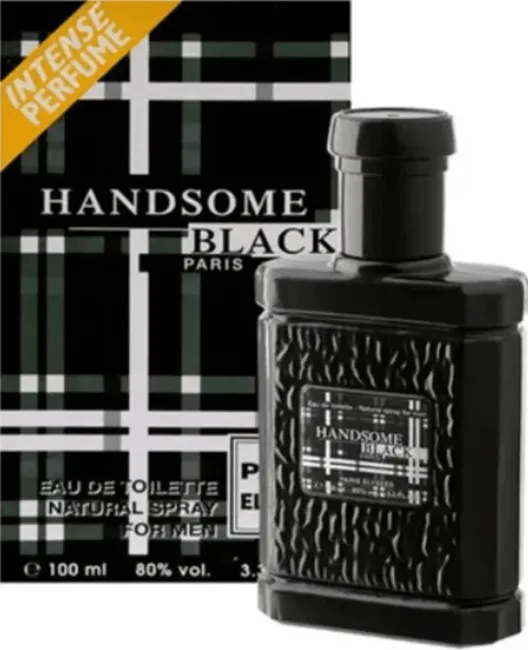 Perfume Paris Elysees 100ml Masculino Handsome Black