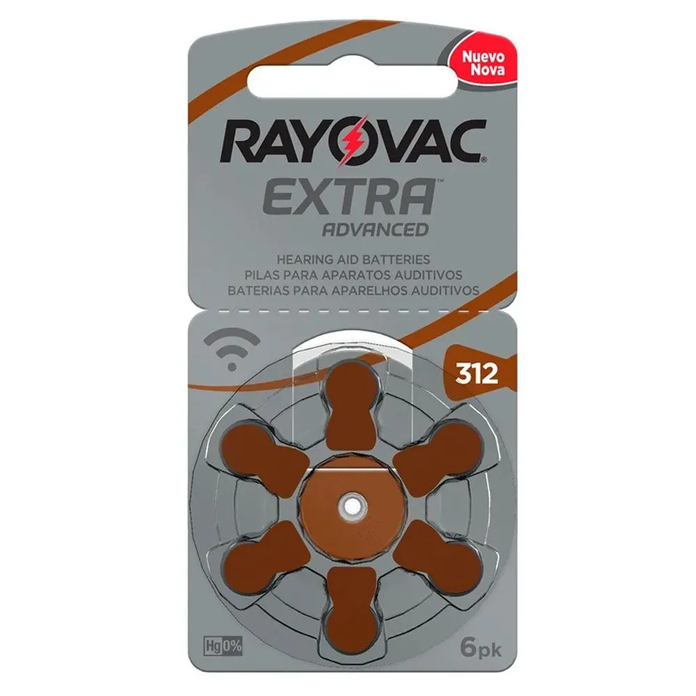 Pilha Auditiva Rayovac Extra Advanced Tamanho 312
