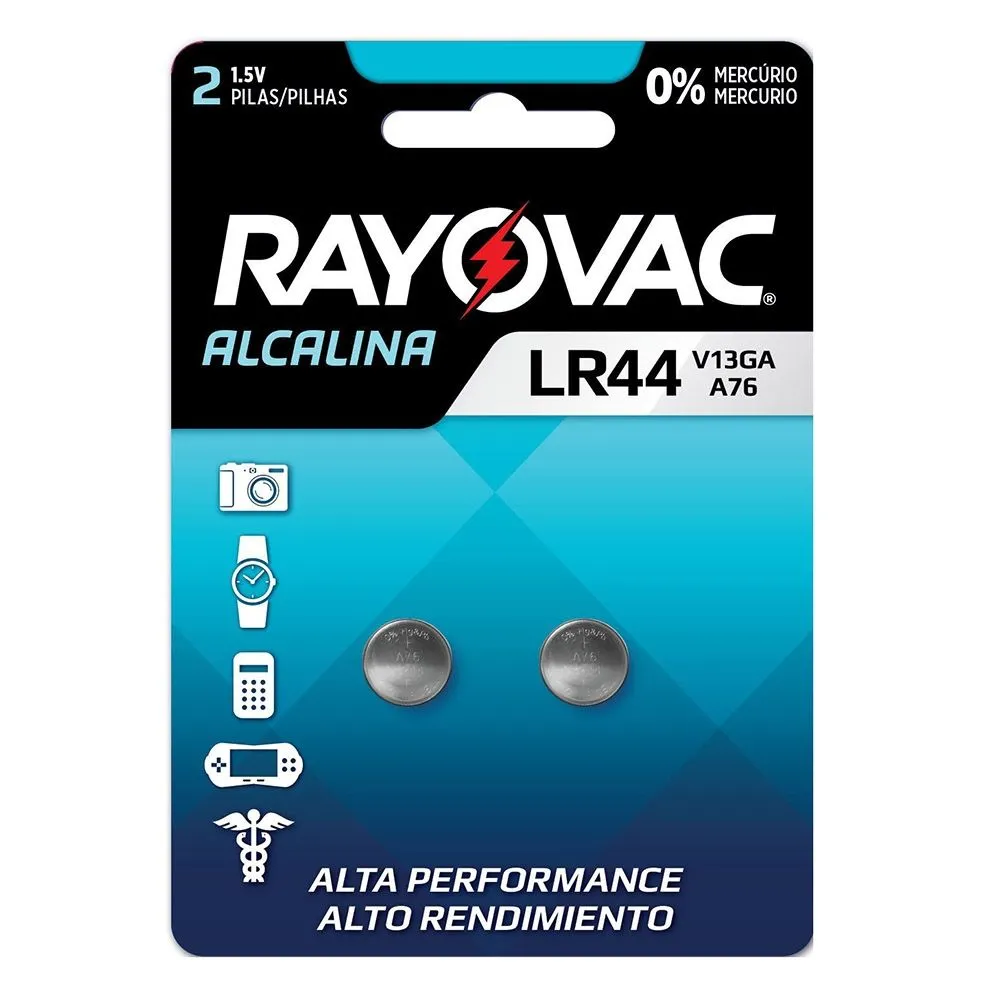 Pilha Eletrônica Rayovac Lr44