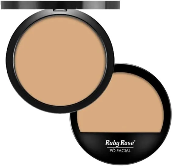 Pó Compacto Facial Ruby Rose Cor 03