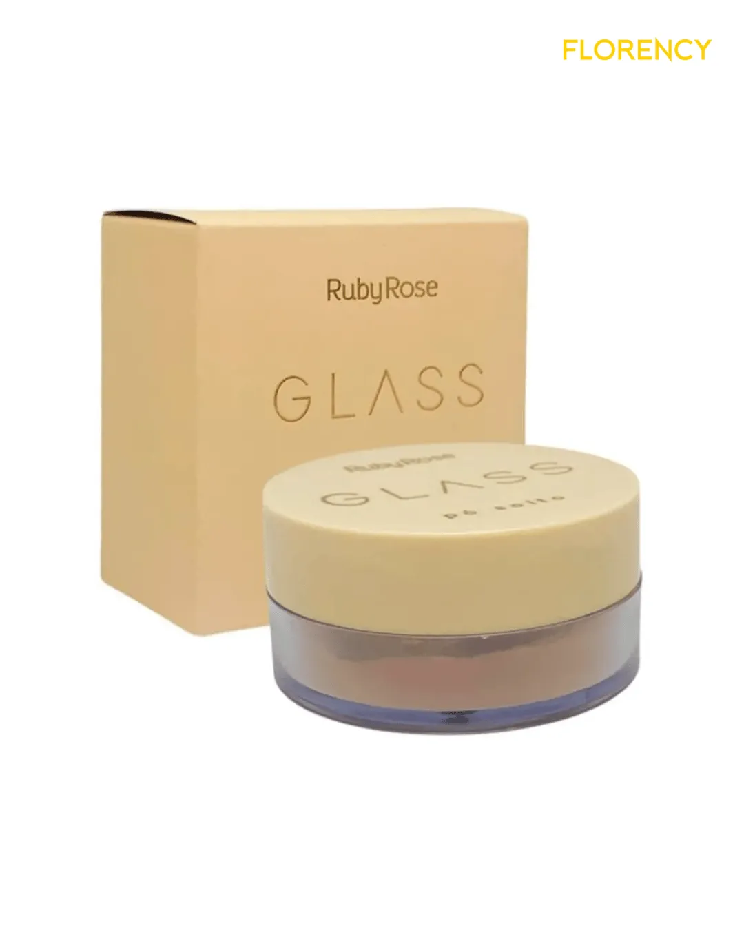 Pó Solto Glass Ruby Rose Hb 862-3