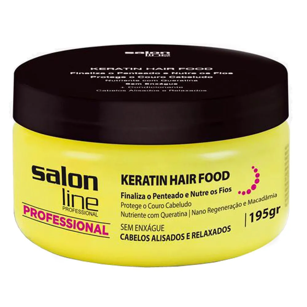Pomada Keratin Hair Food Nutrition Com 195gr Salon Line