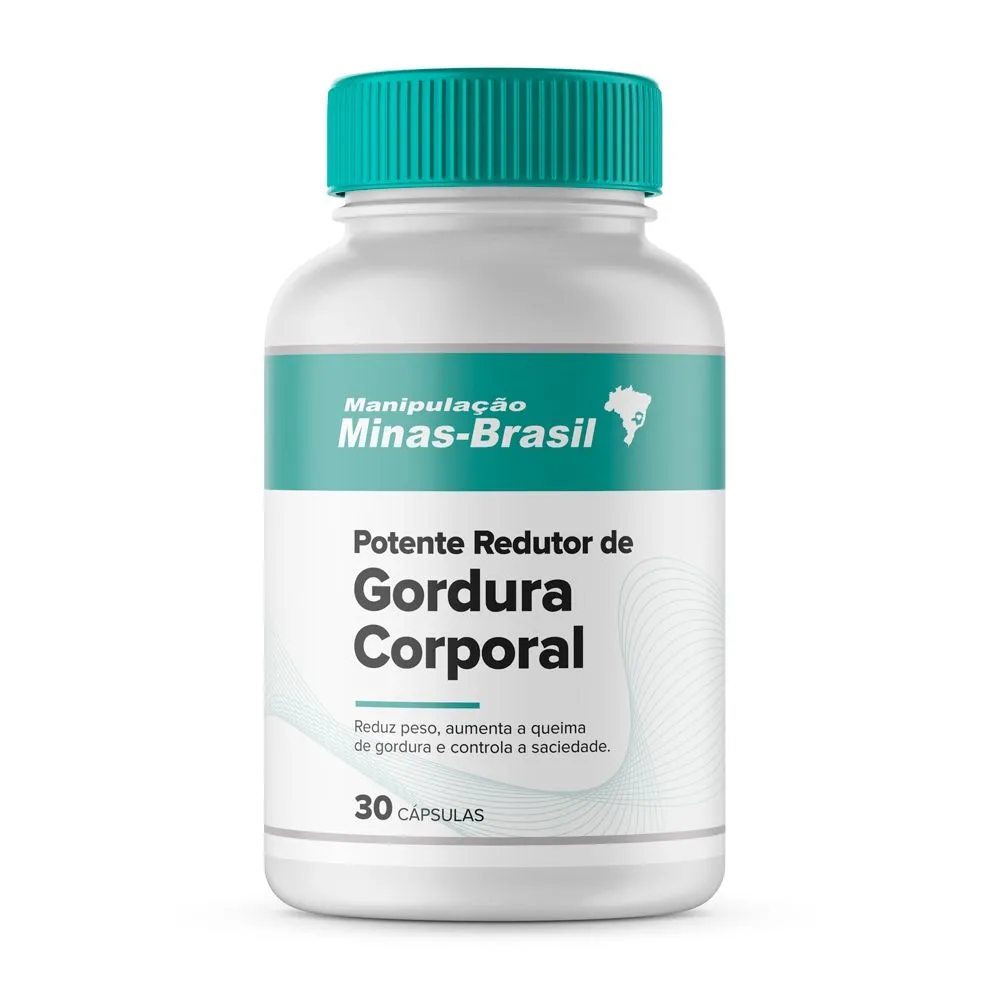 Potente Redutor de Gordura Corporal 30 Cápsulas
