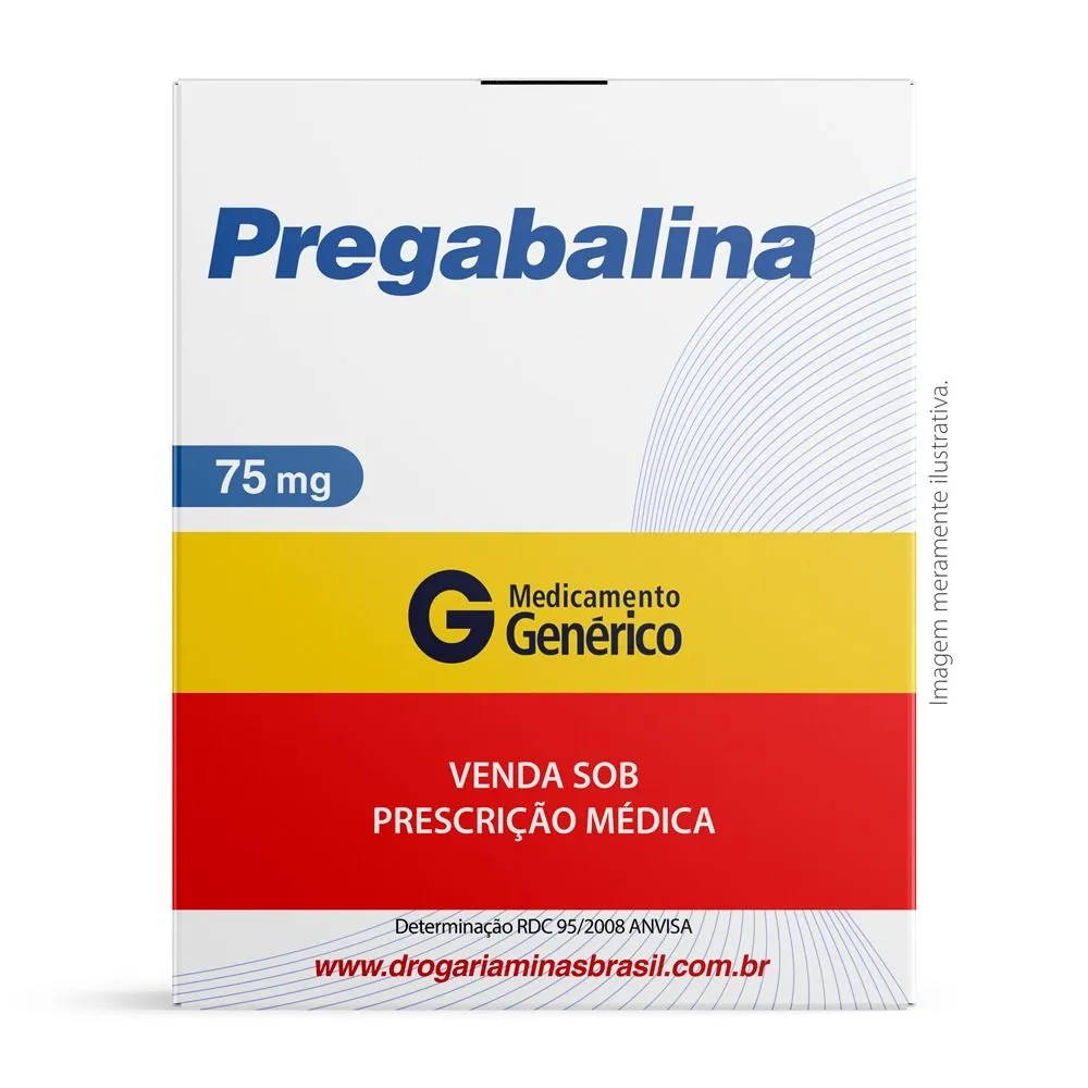 Pregabalina 75Mg Com 30 Comprimidos Genérico Medley