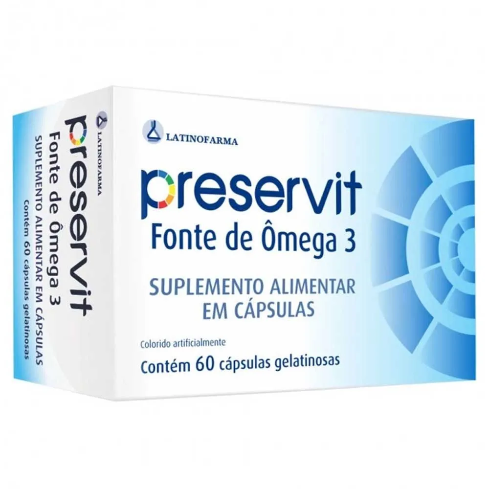 Preservit Ômega 3 Com 60 Cápsulas