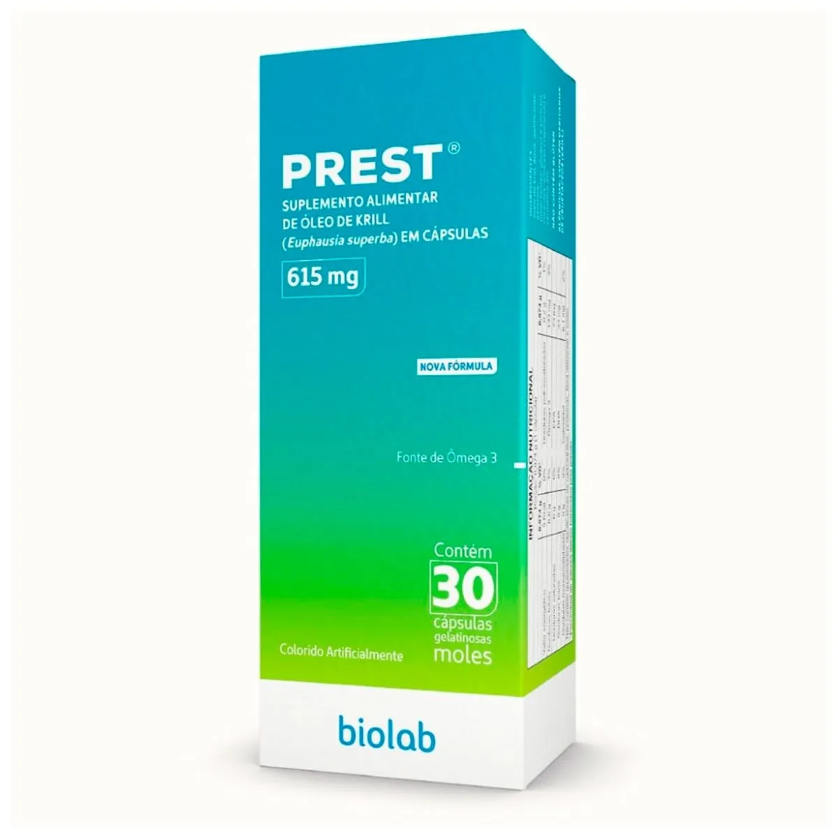 Prest 615mg Com 30 Cápsulas Biolab