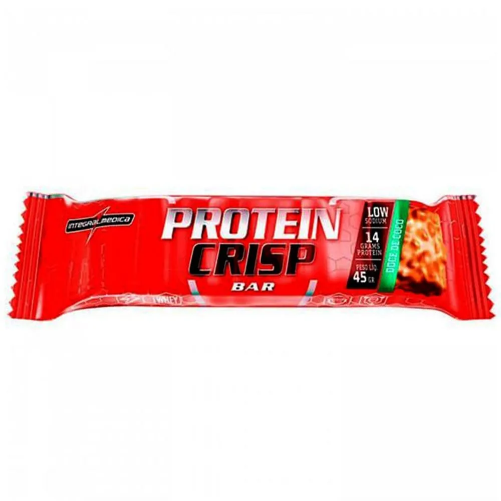 Protein Crisp Bar Sabor Doce de Coco Integralmedica 45g
