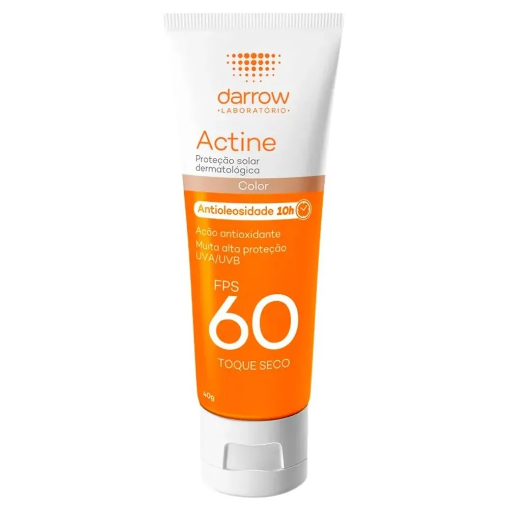 Protetor Solar Actine Fps60 Color 40G