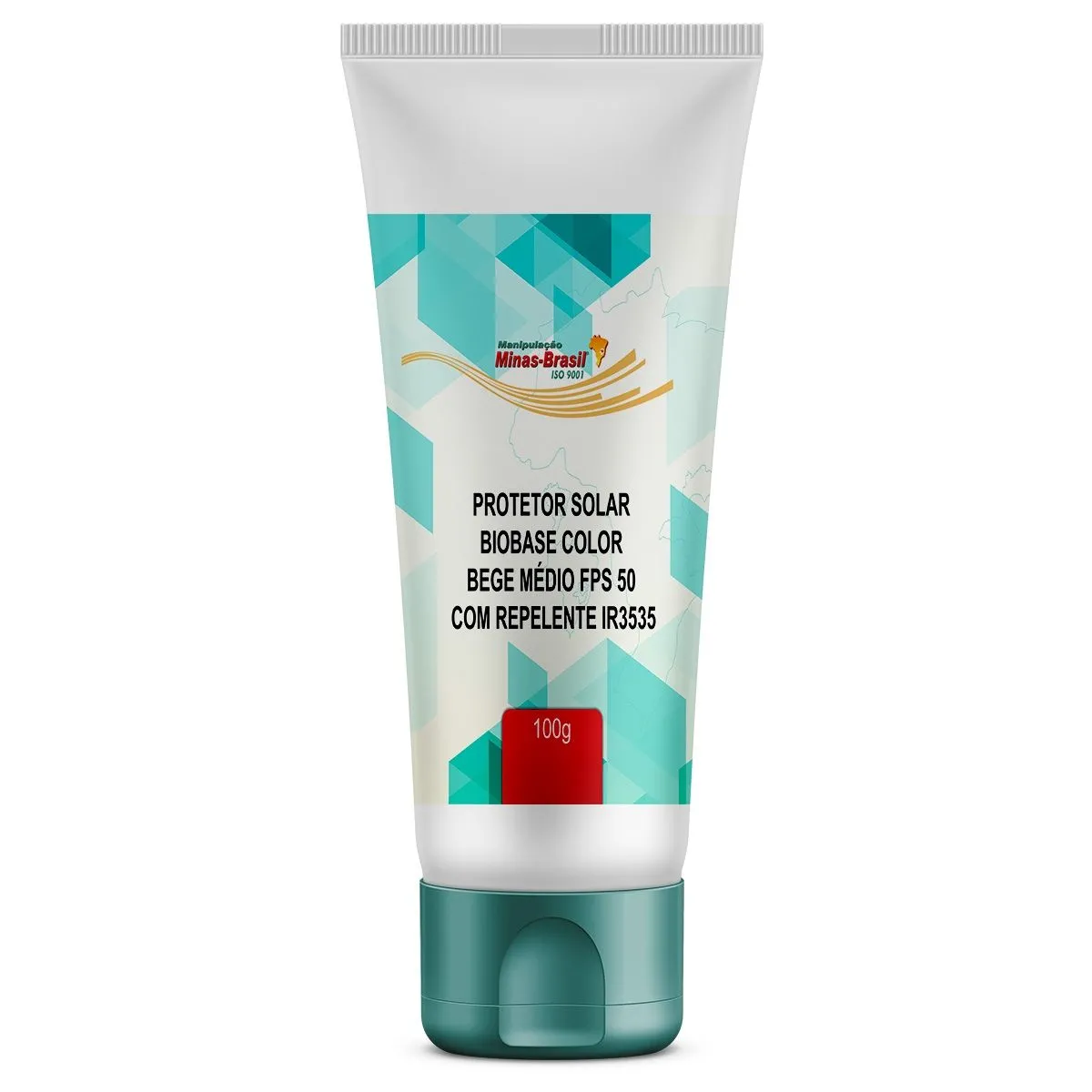 Protetor Solar Biobase Color Bege Médio FPS 50 Com Repelente IR3535 100G