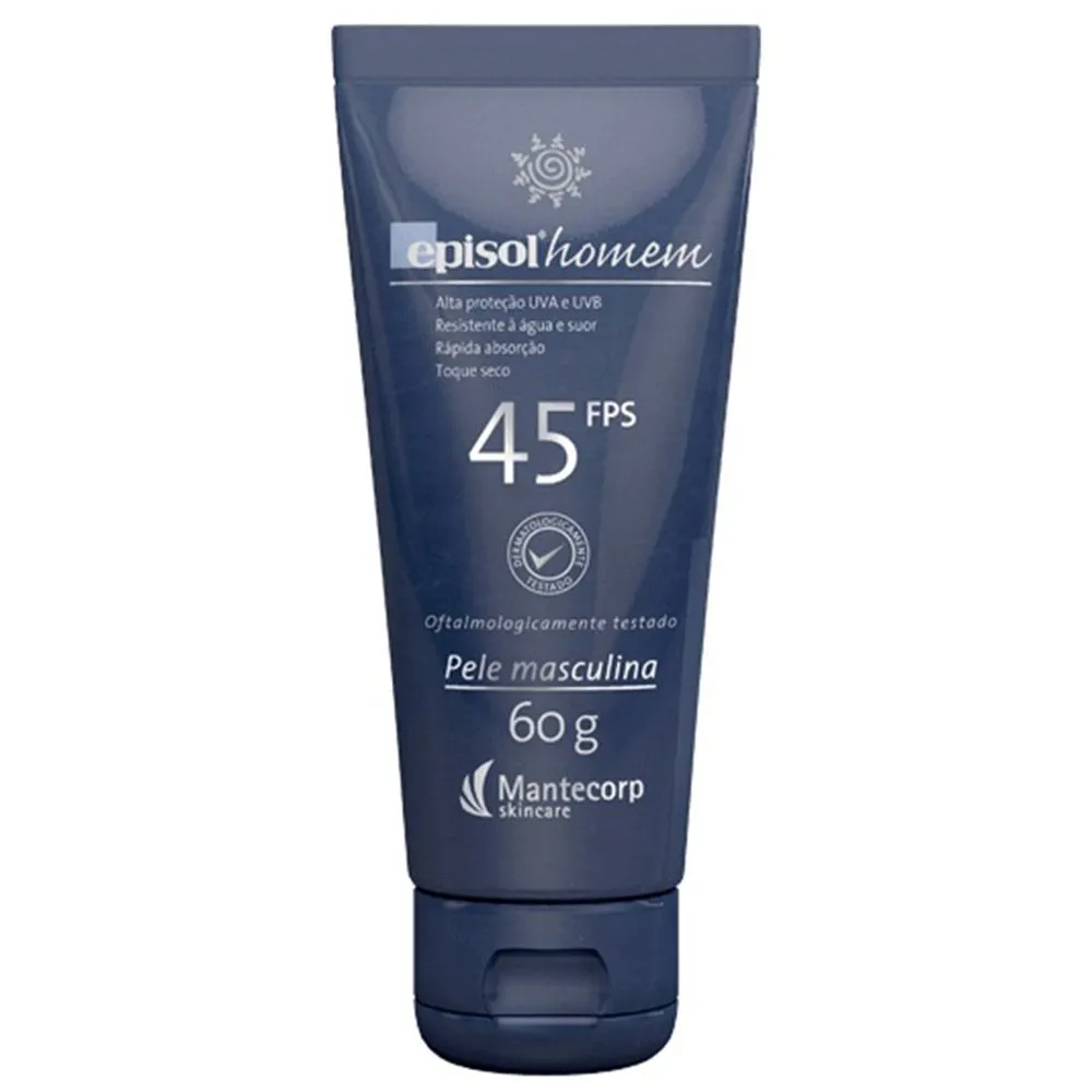 Protetor Solar Episol Homem Fps45 60G