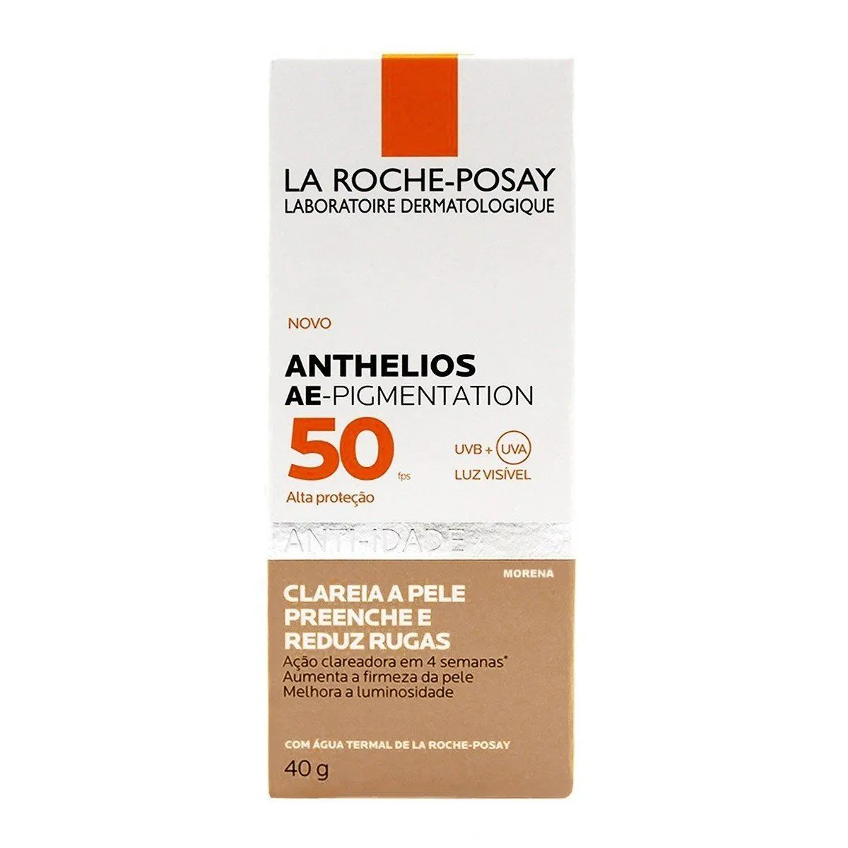 Protetor Solar Facial Anthelios AE Pigmentation Morena FPS 50 40g La Roche Posay