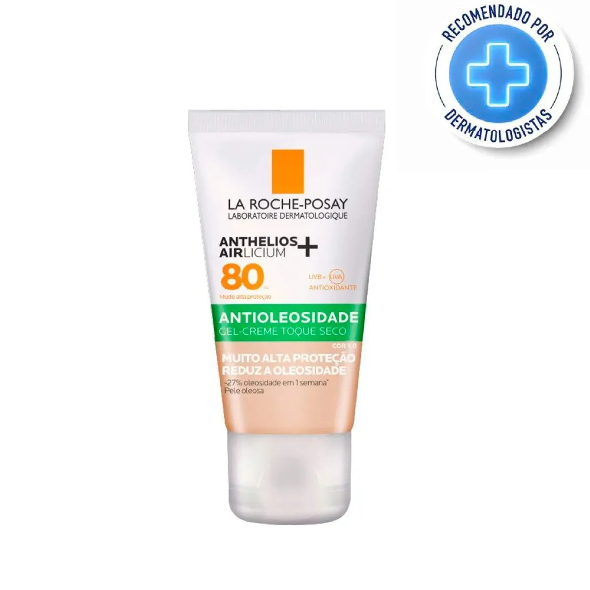 Protetor Solar Facial Anthelios Airlicium FPS 80 Cor 1.0 Com 40g La Roche-Posay