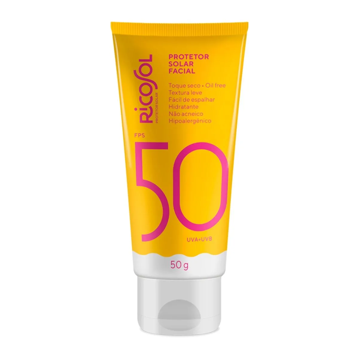 Protetor Solar Facial Fps 50 Com 50G Ricosol