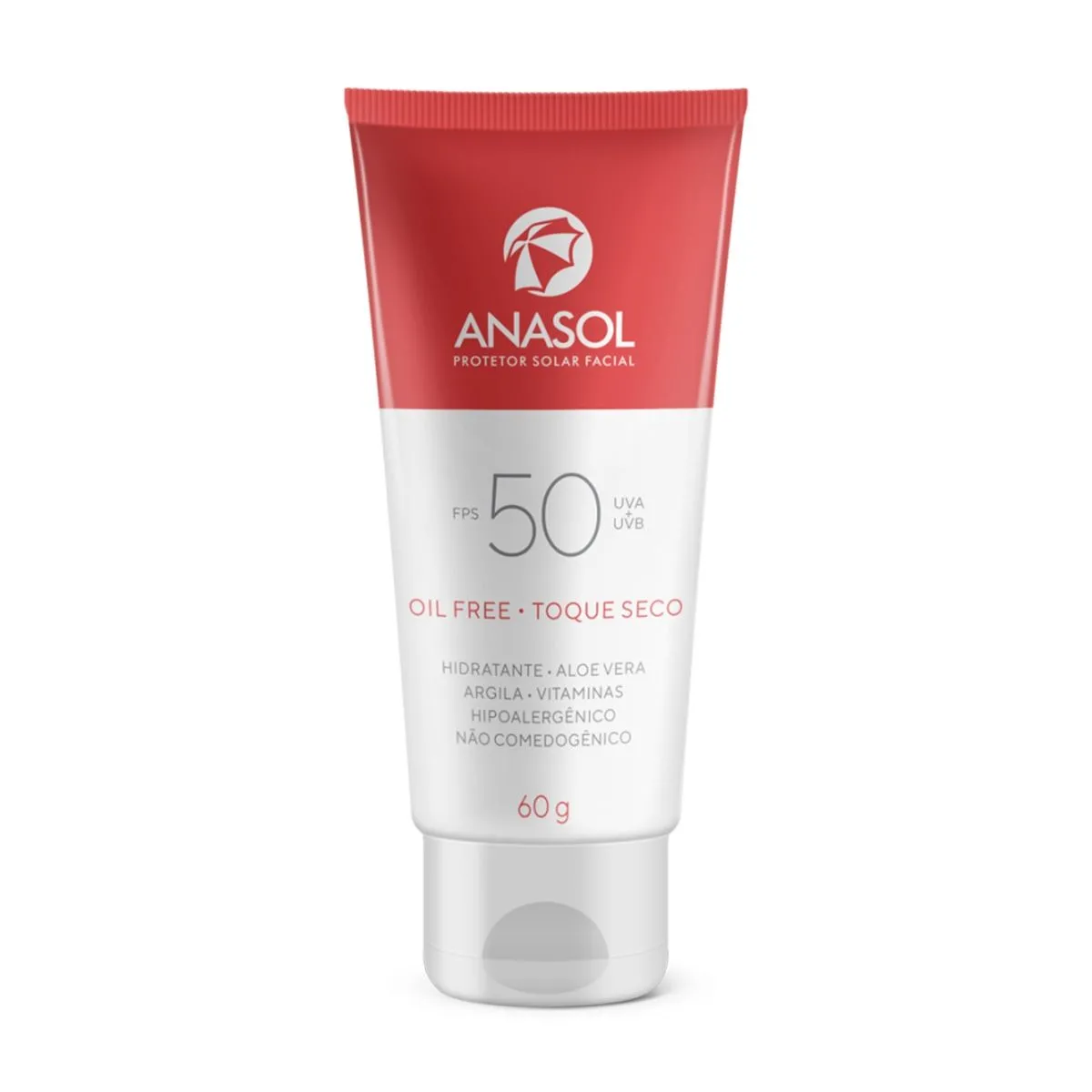 Protetor Solar Facial Fps50 60g Anasol