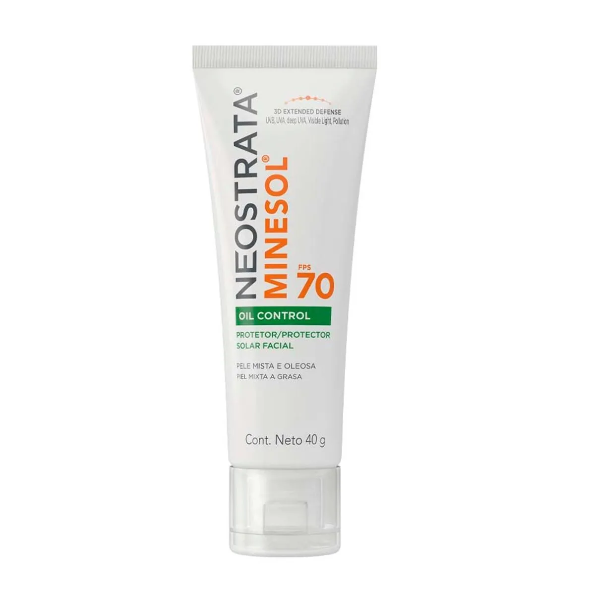 Protetor Solar Facial Neostrata Minesol FPS 70 Oil Control 40g