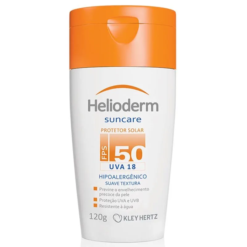 Protetor Solar Helioderm Suncare Fps50 120Ml