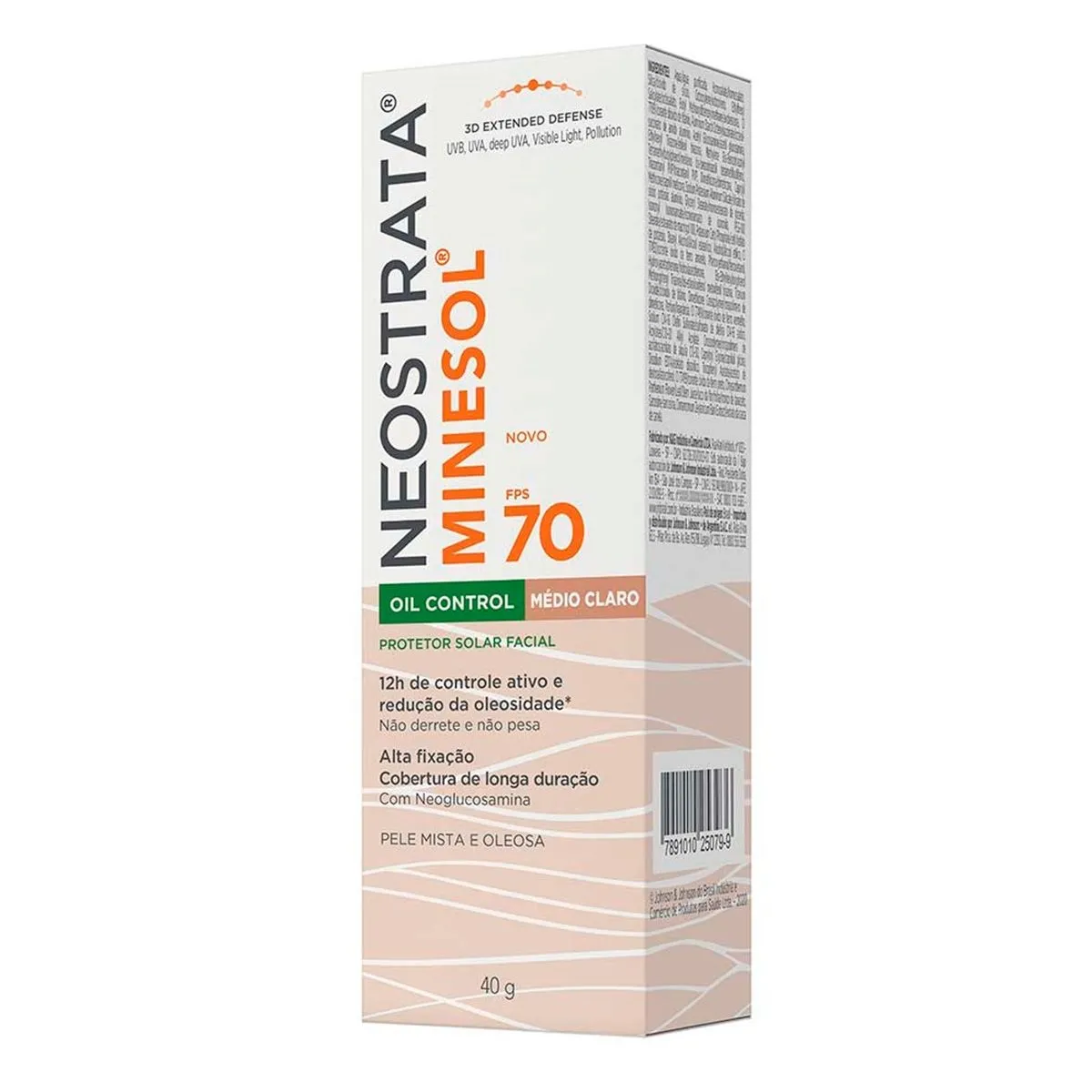 Protetor Solar Neostrata Minesol Oil Control Cor Médio Claro FPS70 40g