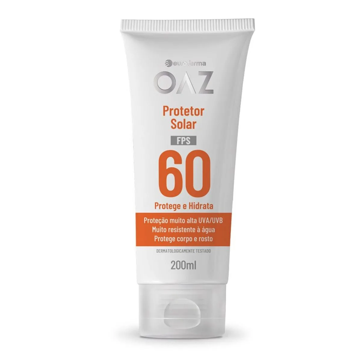 Protetor Solar Oaz Fps 60 Protege E Hidrata Com 200ml