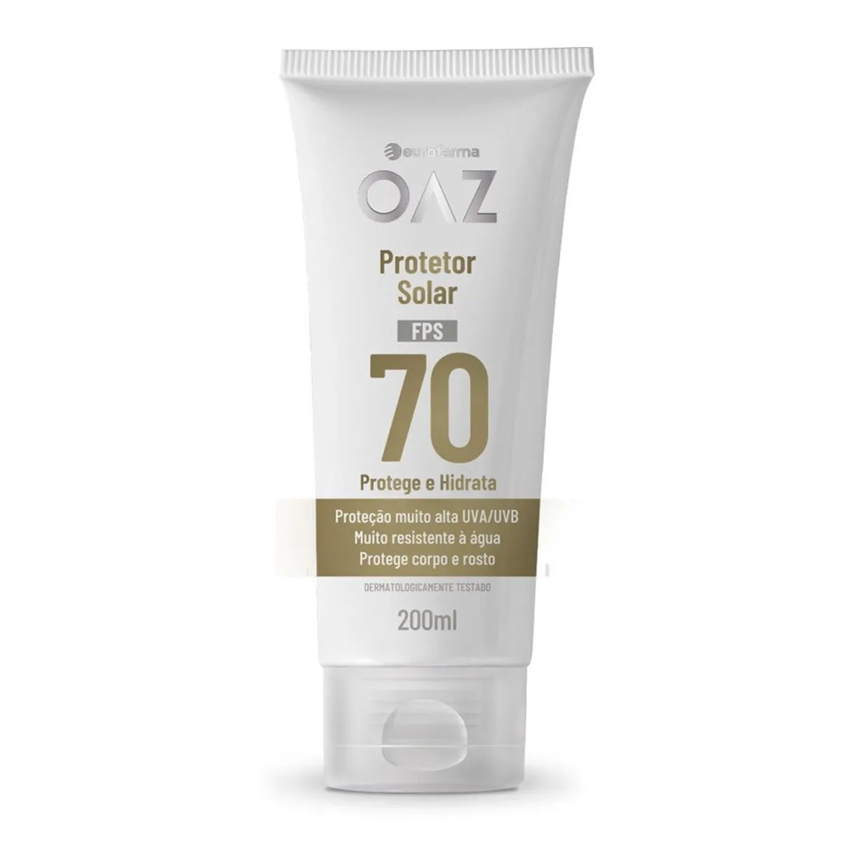 Protetor Solar Oaz Fps 70 Protege E Hidrata Com 200ml
