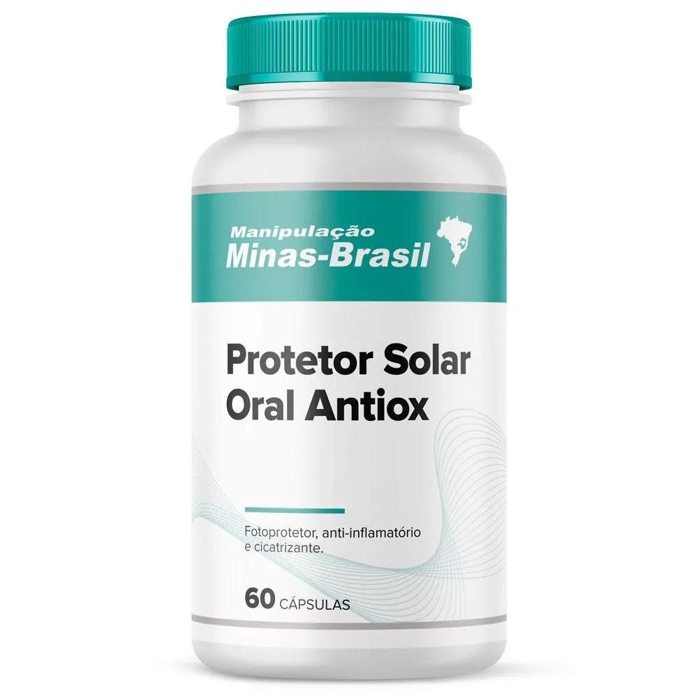 Protetor Solar Oral Antiox Com 60 Cápsulas