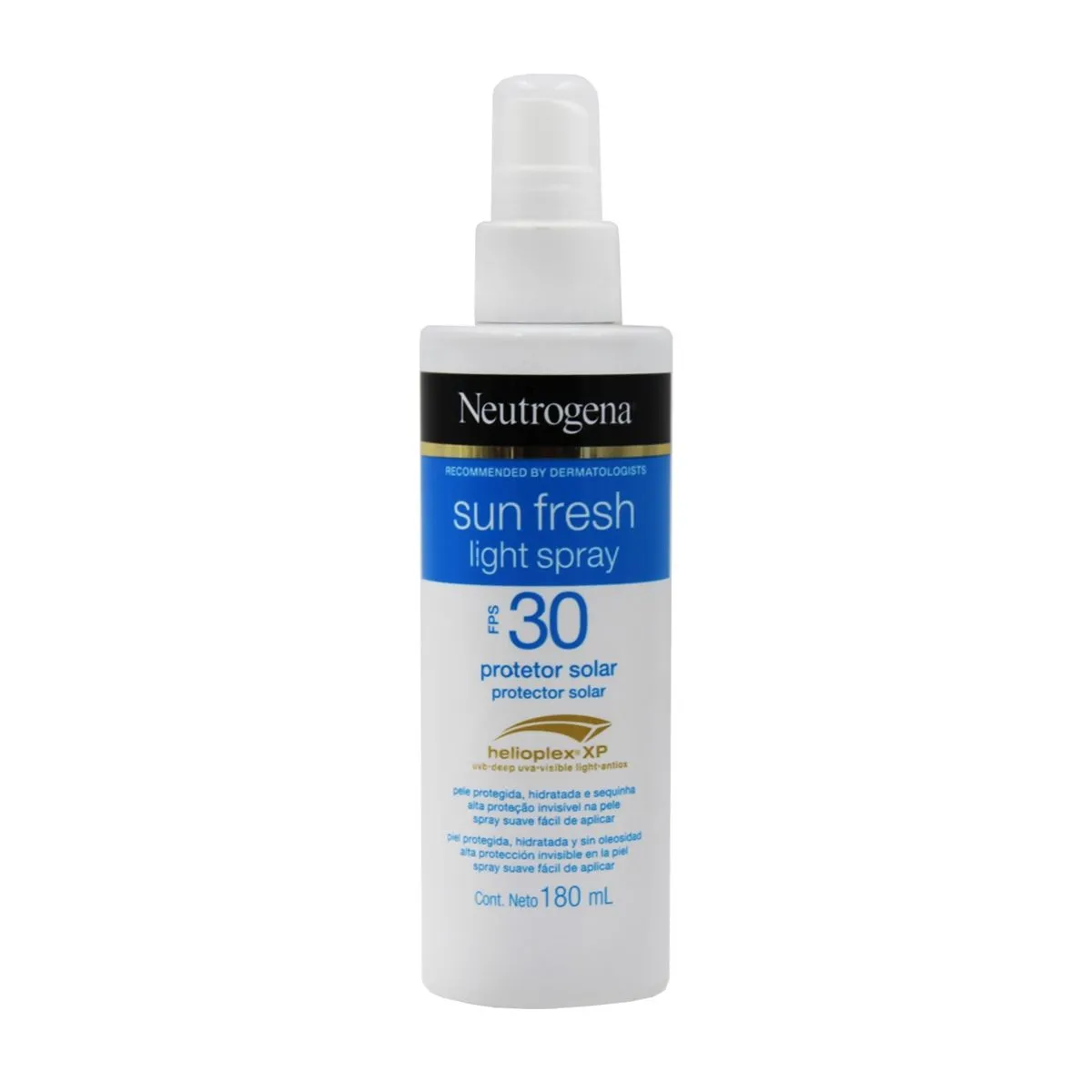 Protetor Solar Sun Fresh Light Spray Fps 30 180Ml Neutrogena