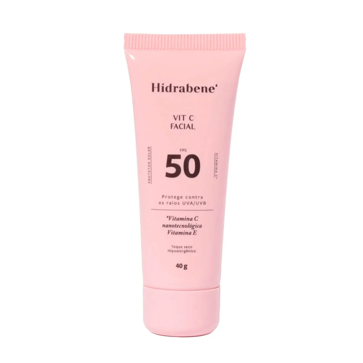 Protetor Solar Vit C Facial Fps 50 Com 40G Hidrabene