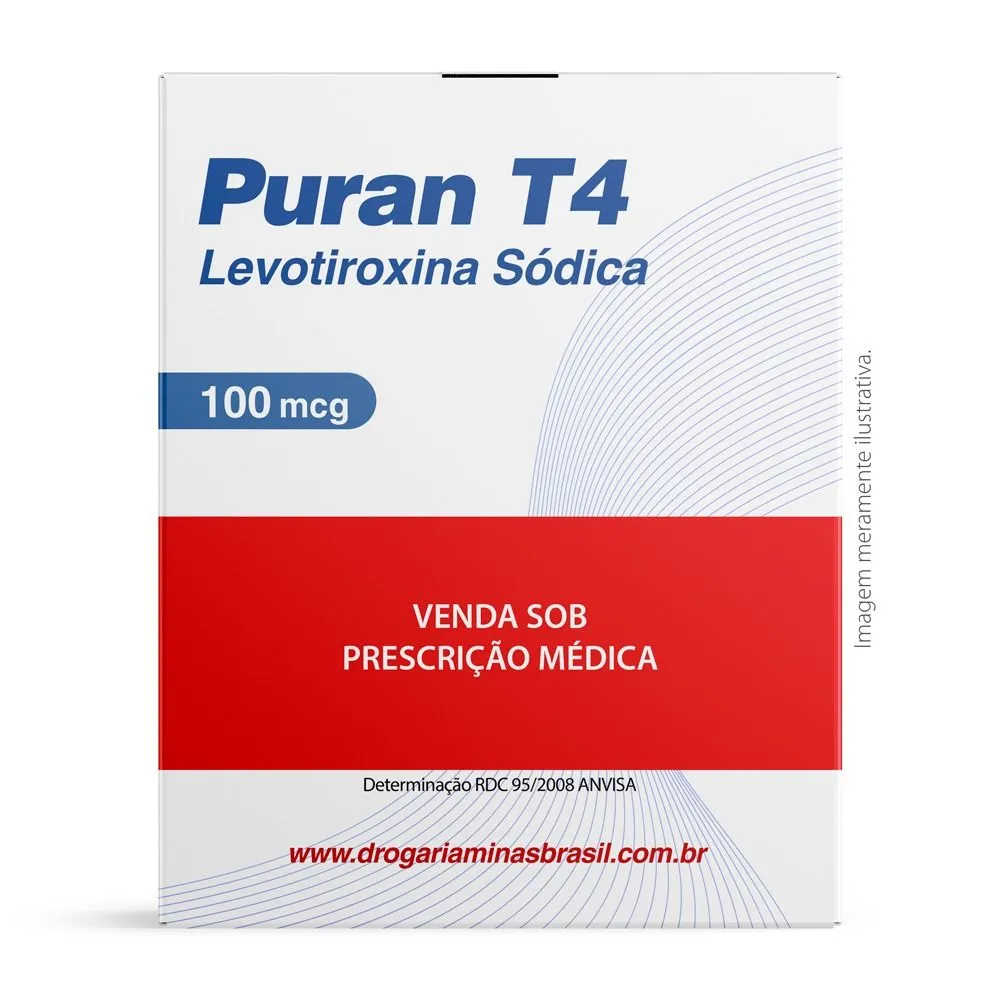 Puran T4 100 Mcg C/ 30 Comprimidos