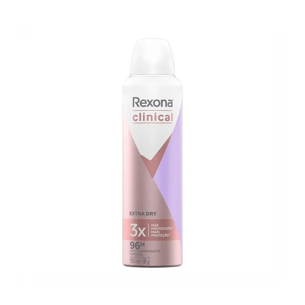 Desodorante Aerossol Rexona Feminino Clinical Extra 150ml