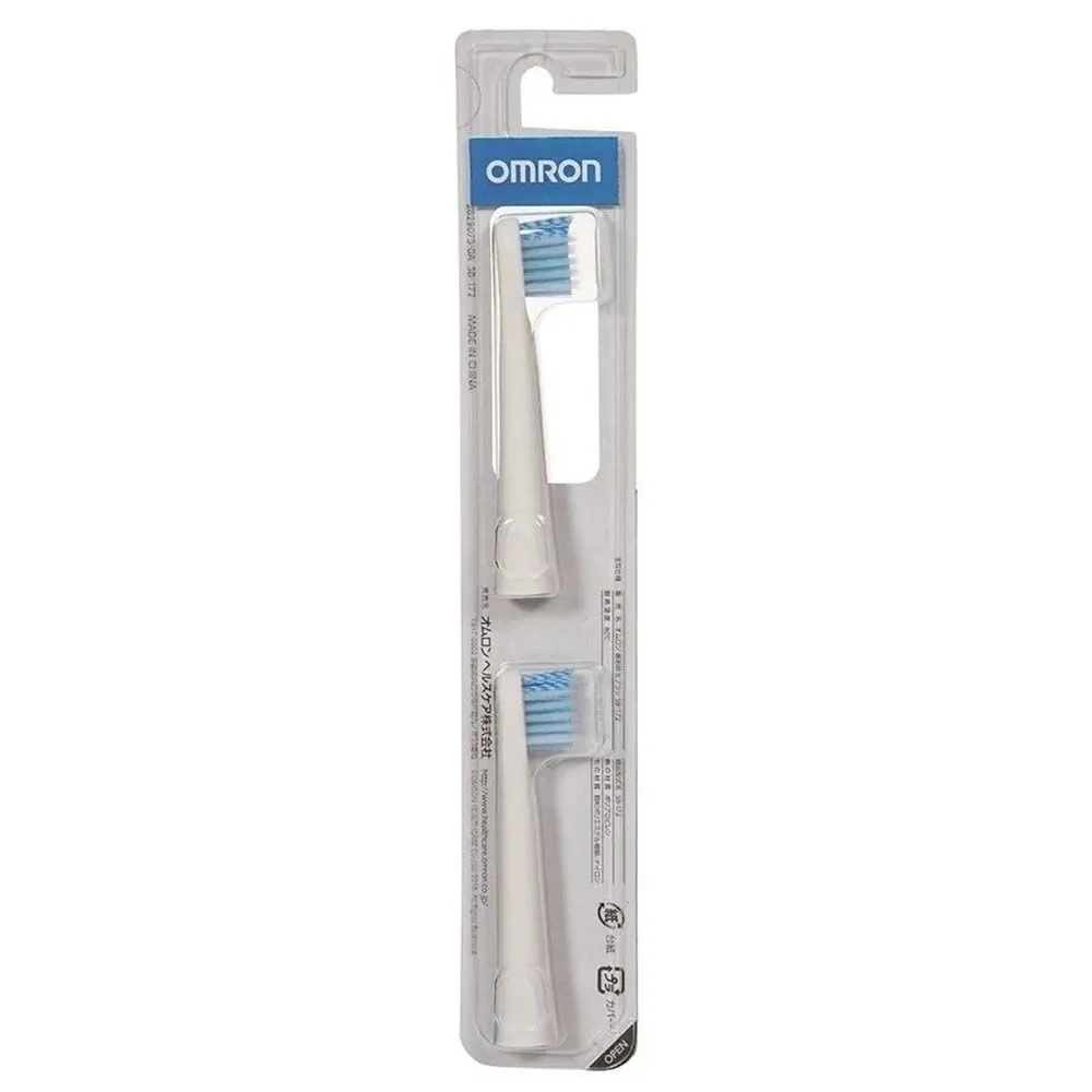 Refil Para Escova de Dentes Elétrica Com 2 Unidades Omron Sb-172