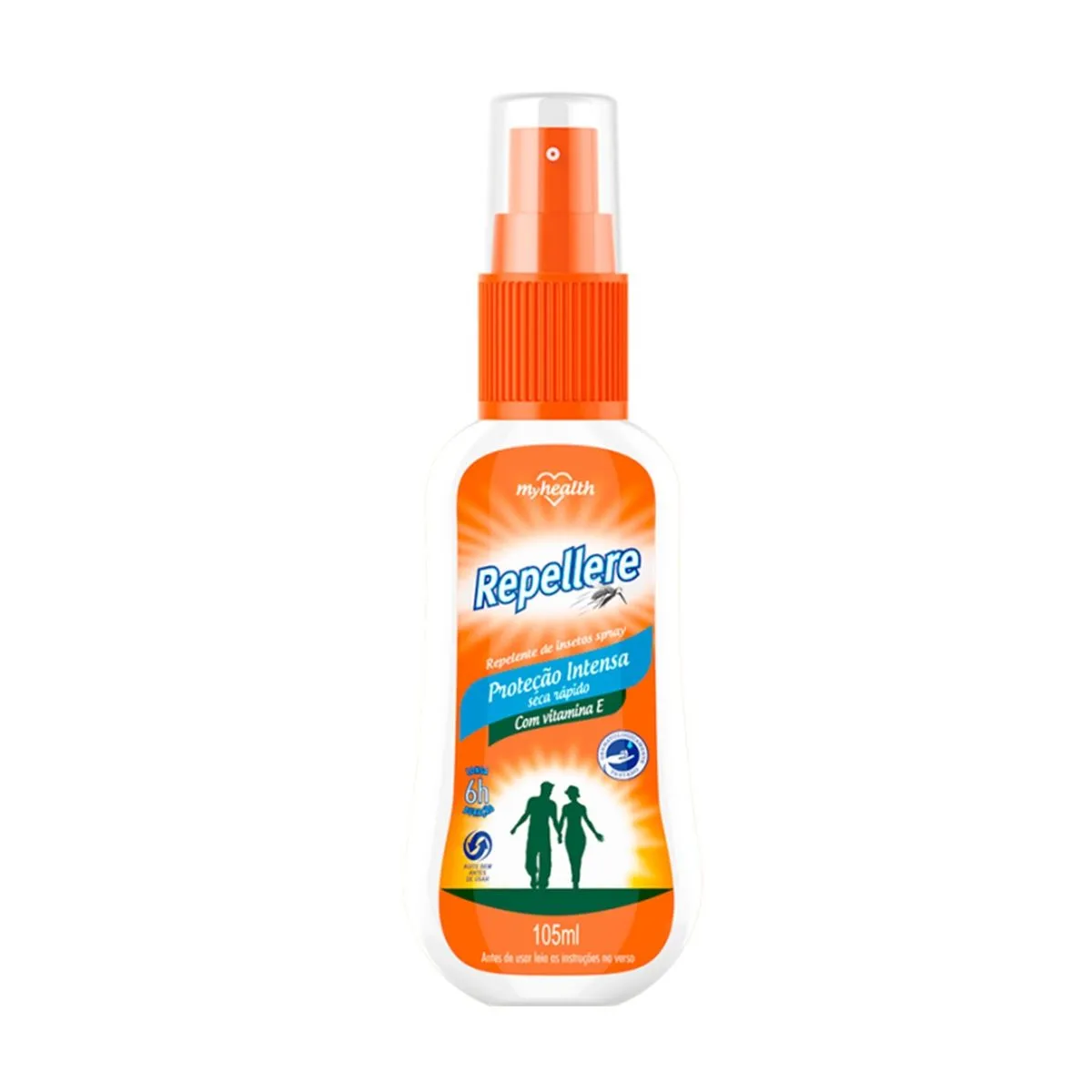 Repelente De Insetos Spray Repellere Com 105ml My Health