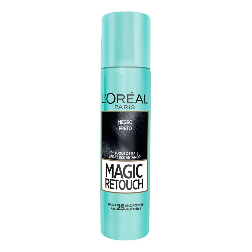 Retoque de Raiz Instantâneo Em Spray Magic Retouch Preto Com 75ml L`Oréal Paris