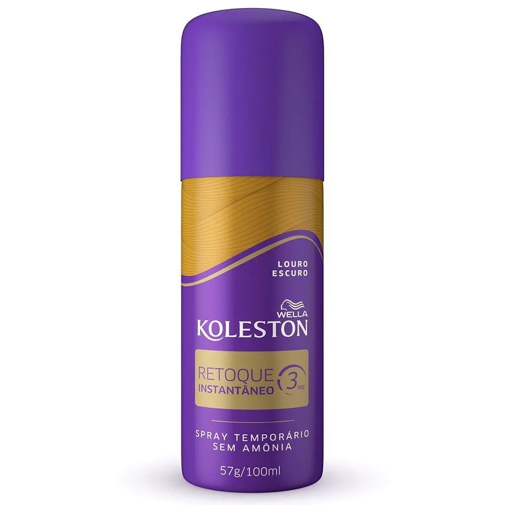 Retoque Instantâneo Spray Louro Escuro 57g/100ml Wella Koleston