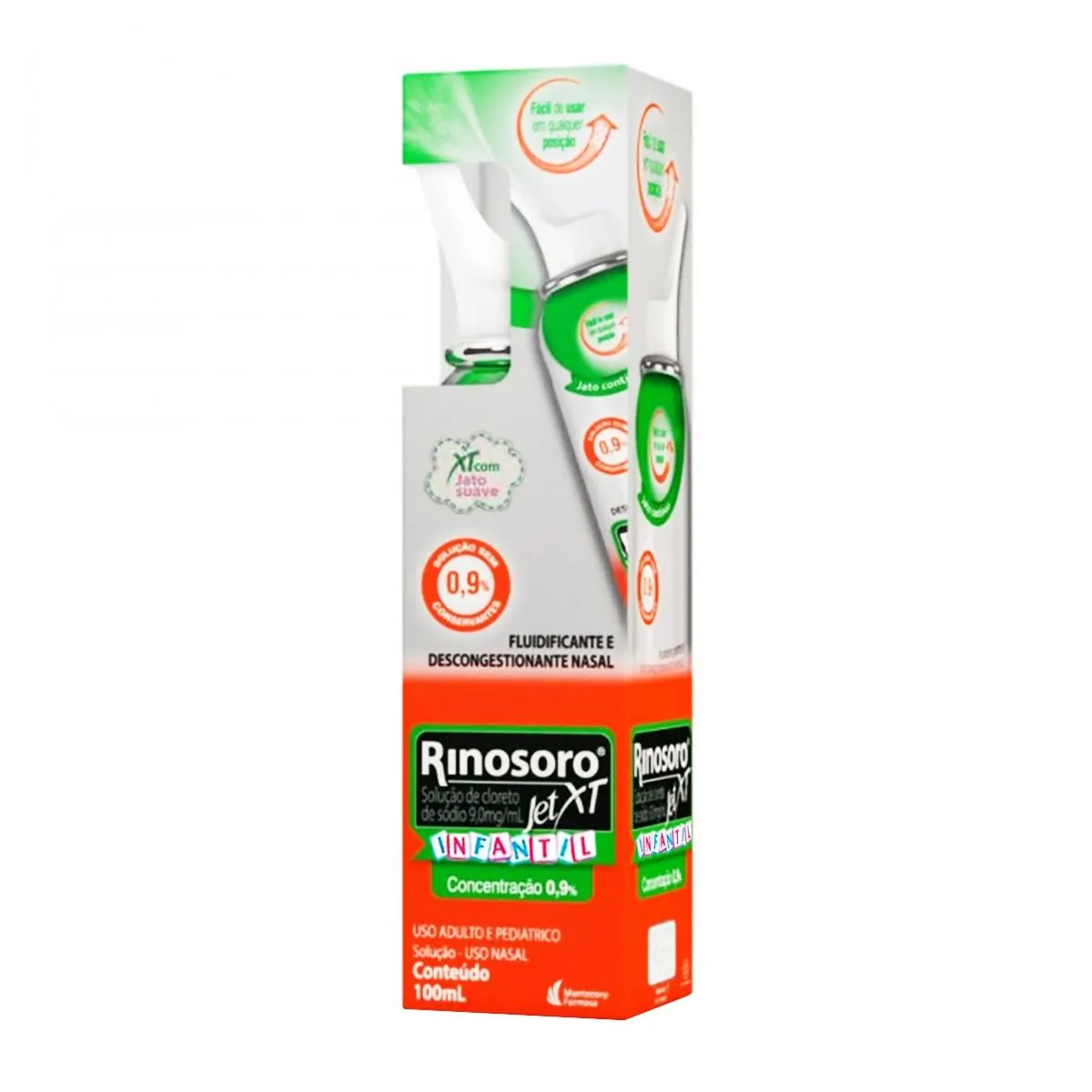 Rinosoro Jet XT Infantil 0,9% Spray 100ml