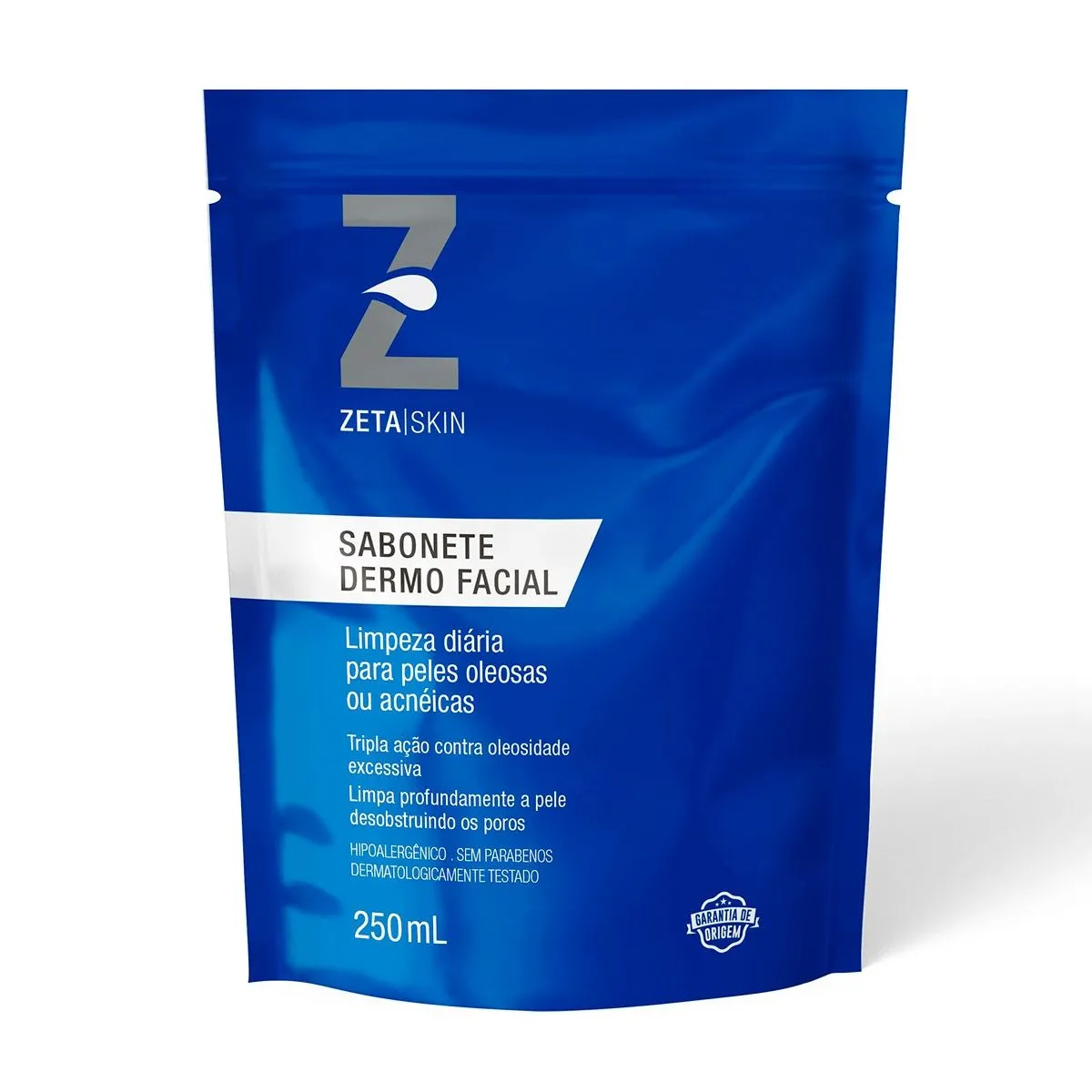 Sabonete Dermo Facial Sachê Com 250ml Zeta Skin