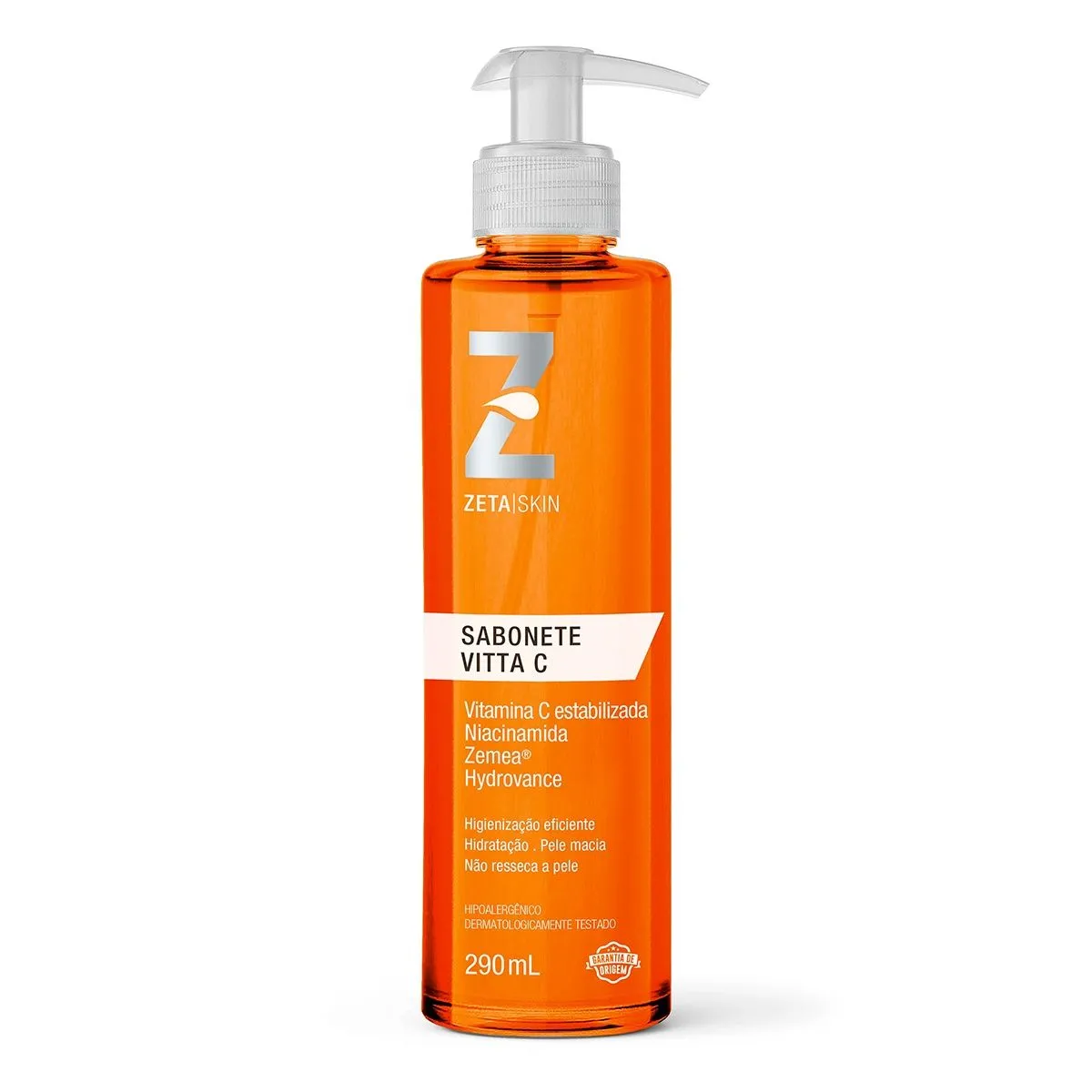 Sabonete Líquido Facial Zeta Skin Vitta C 290ML