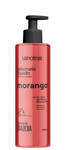 Sabonete Liquido Corpo Rosto Dia A Dia Labotrat Morango