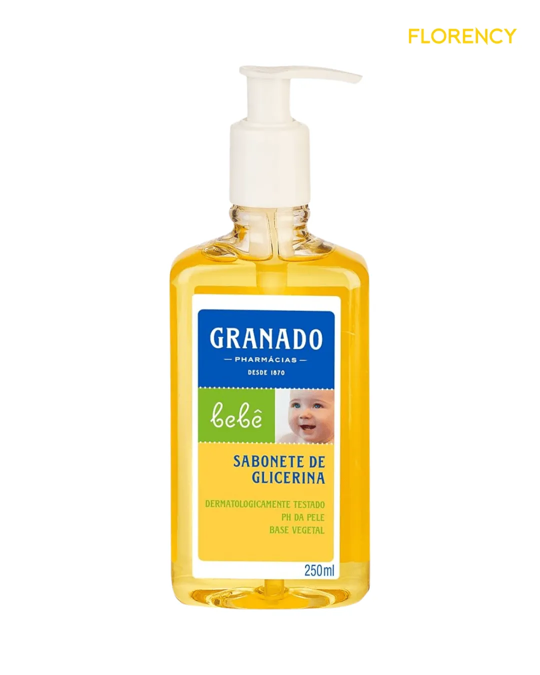 Sabonete Líquido Granado Bebê Glicerina Erva-Doce 250ml