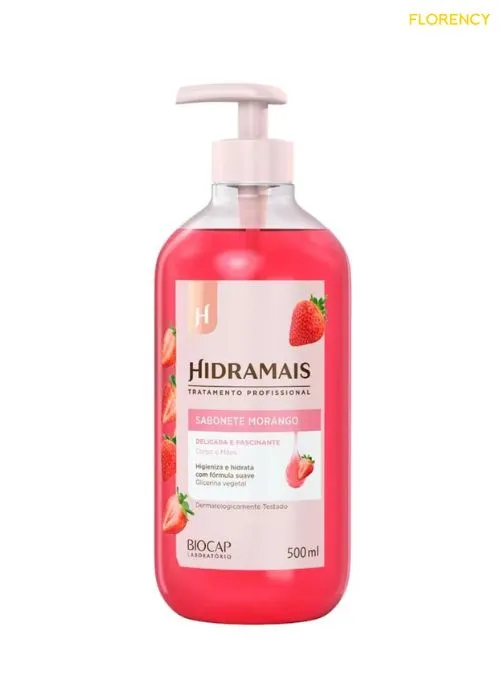 Sabonete Líquido Hidramais 500ml Morango