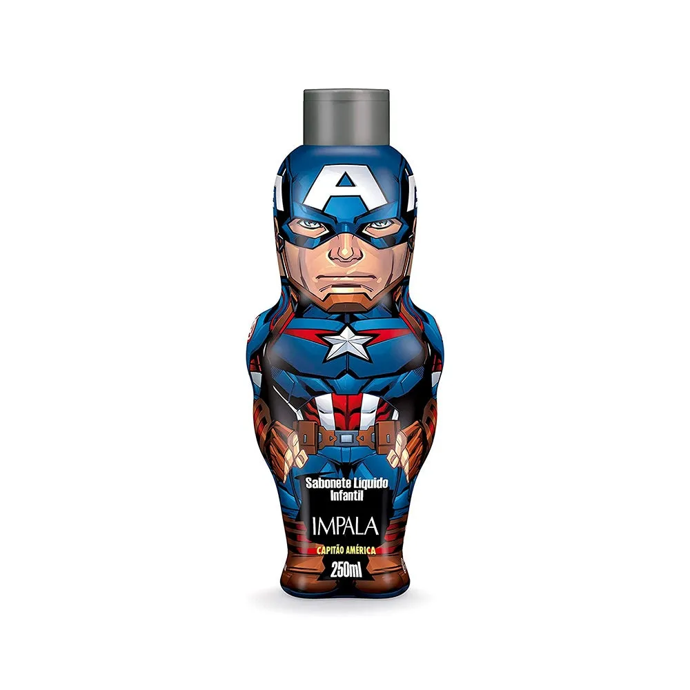 Sabonete Líquido Infantil Impala Capitão América 250ml