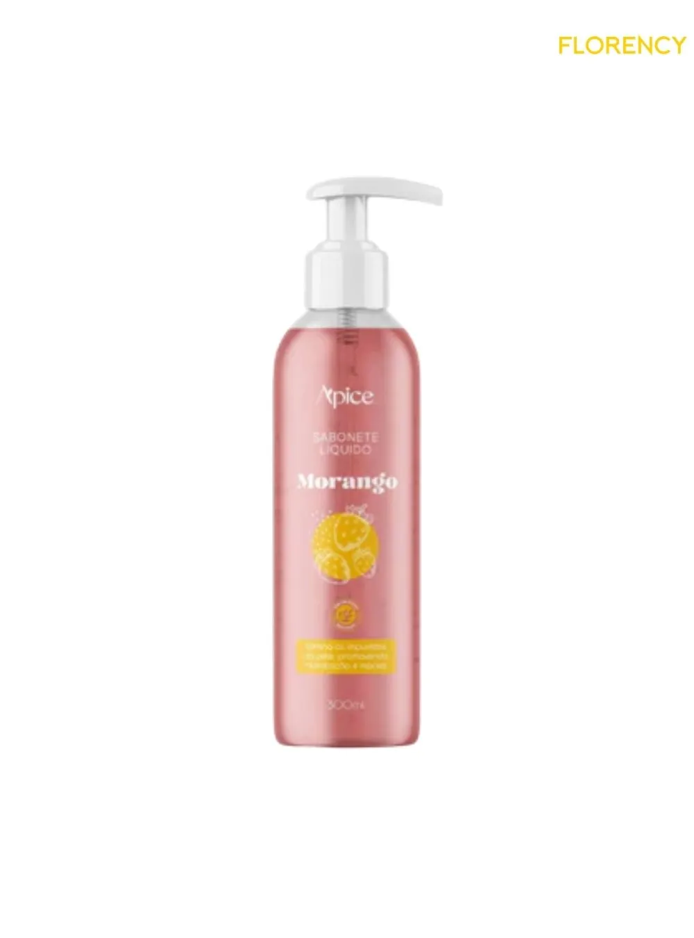Sabonete Líquido Morango Ápice 300ml