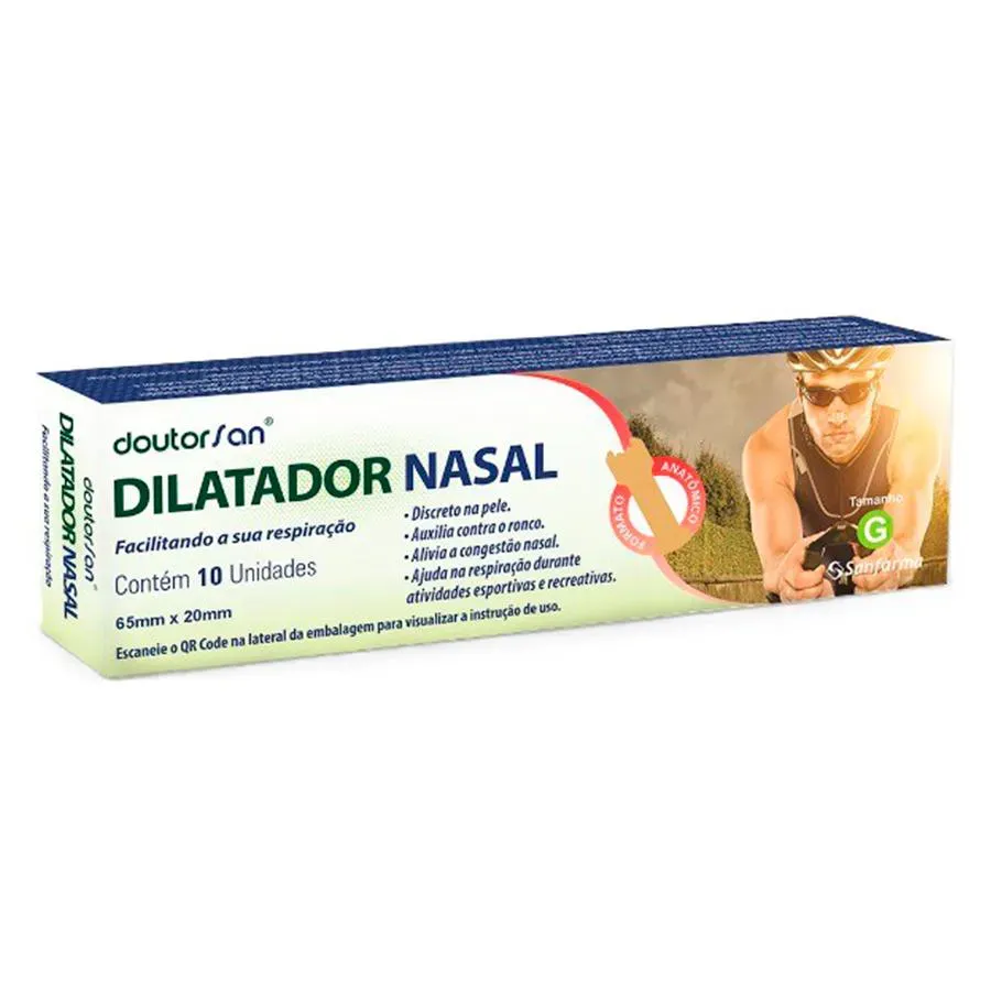 Sanfarma Dilatador Nasal Tam G Com 10un