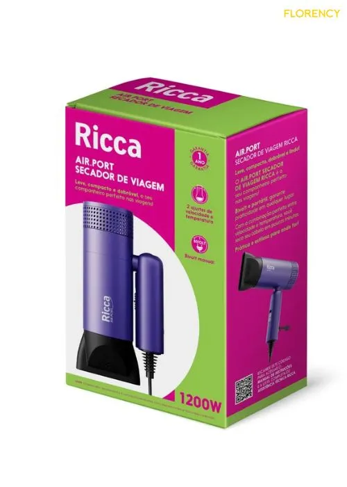 Secador de Viagem Ricca 5708 Airport