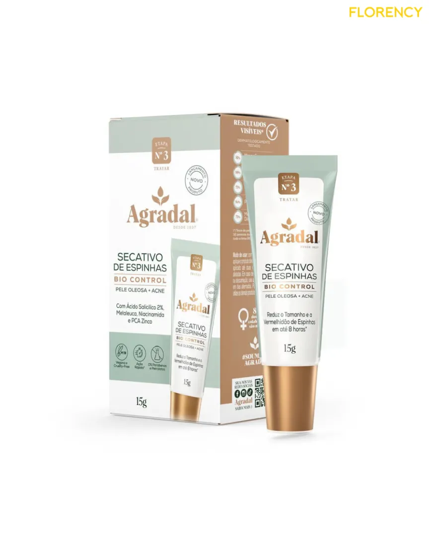 Secativo de Espinhas Agradal Bio Control 15g