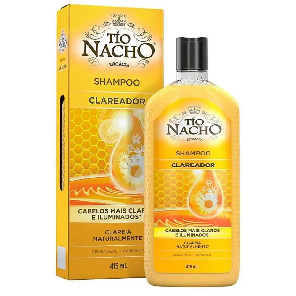 Shampoo Antiqueda Tío Nacho Clareador 415ml